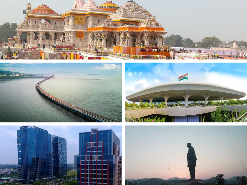 India’s Transformative Landscape: Unveiling the 5 Most Iconic Construction Projects of 2024